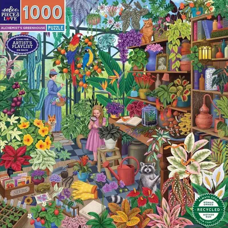 Eeboo Alchemist Greenhouse 1000Pc Jigsaw Puzzle 2