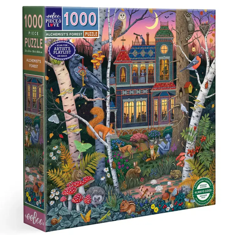 Eeboo Alchemists Forest 1000Pc Jigsaw Puzzle 1