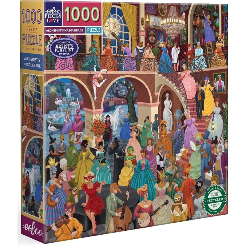 Eeboo Alchemists Masquerade 1000Pc Jigsaw Puzzle 1