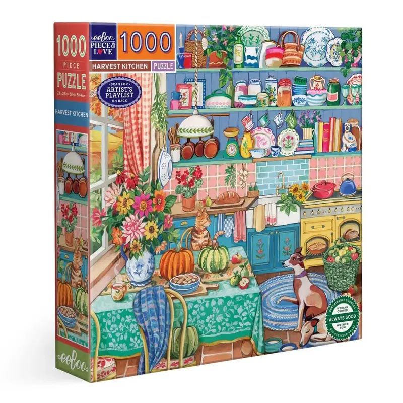 Eeboo Harvest Kitchen 1000Pc Jigsaw Puzzle 1