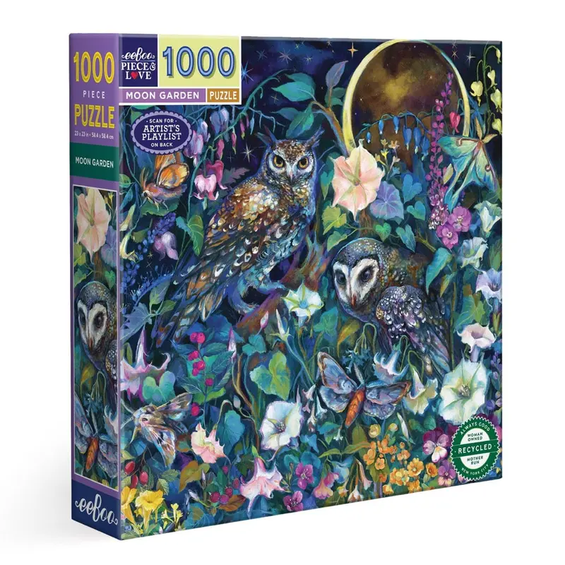 Eeboo Moon Garden 1000Pc Jigsaw Puzzle 1