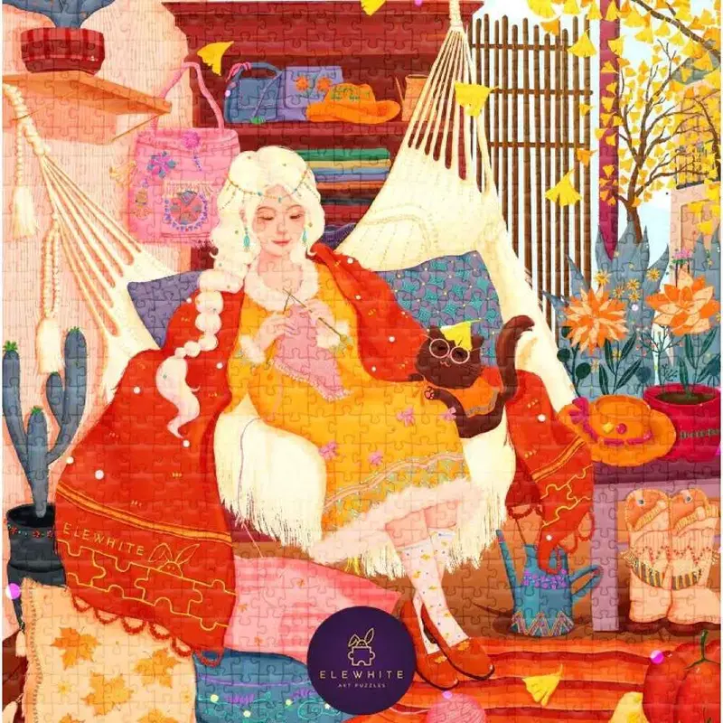 Elewhite Bohemian Nest 1000Pc Jigsaw Puzzle 2