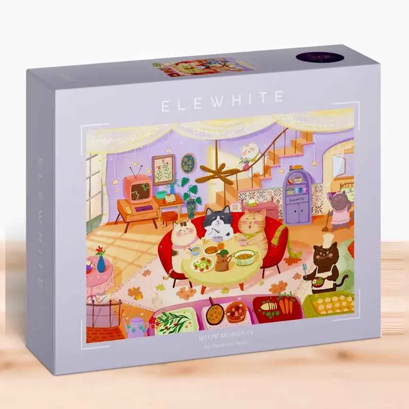 Elewhite Meow Moments 500Pc Jigsaw Puzzle 1