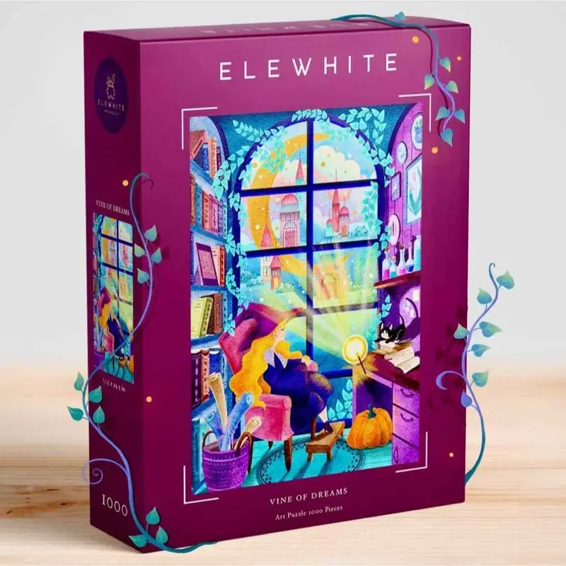 Elewhite Vine Of Dreams 1000Pc Jigsaw Puzzle 1