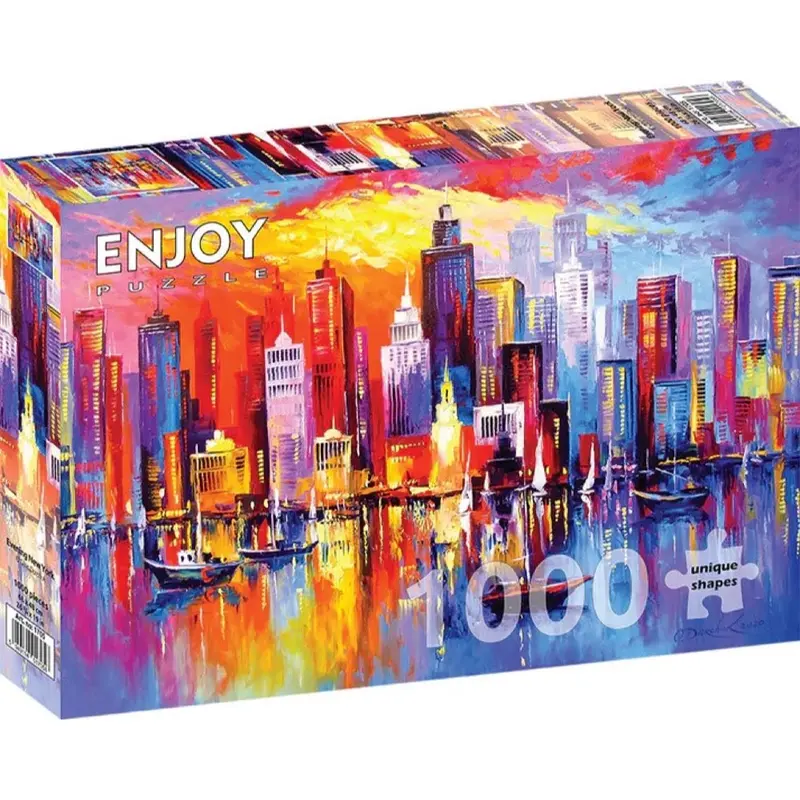 Enjoy 1705 Evening New York 1000Pc Jigsaw Puzzle 1