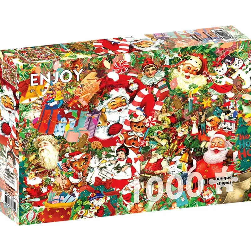 Enjoy 2023 A Vintage Christmas 1000Pc Jigsaw Puzzle 1