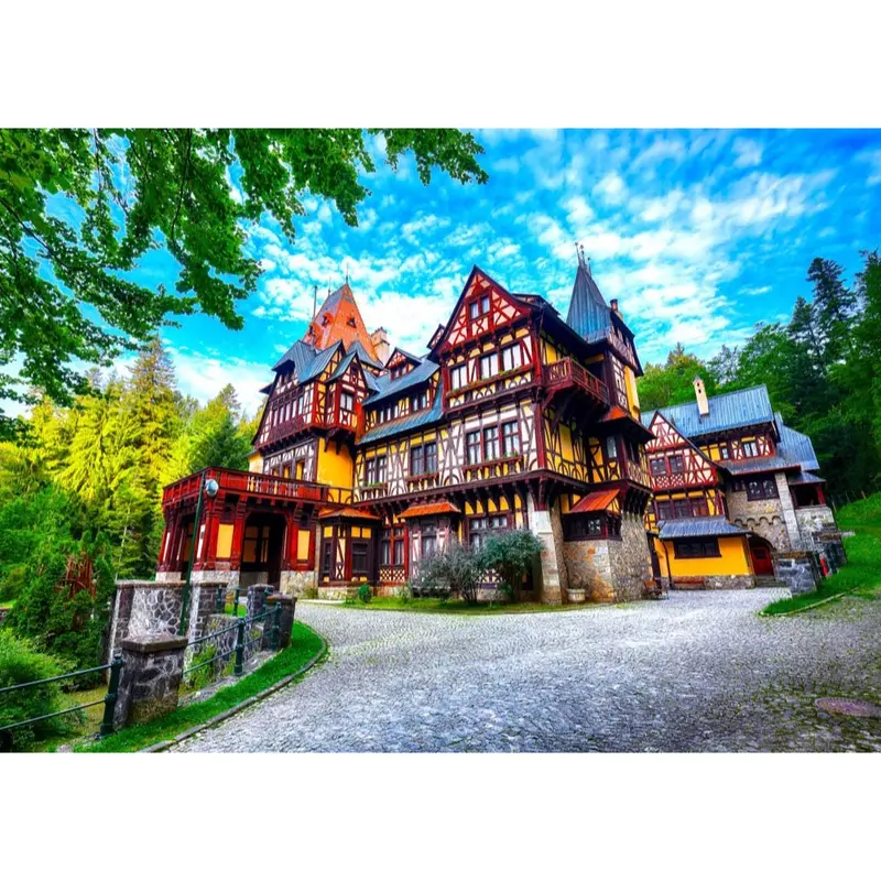 Enjoy 2088 Royal Residence Sinaia Romania 1000Pc Jigsaw Puzzle 2