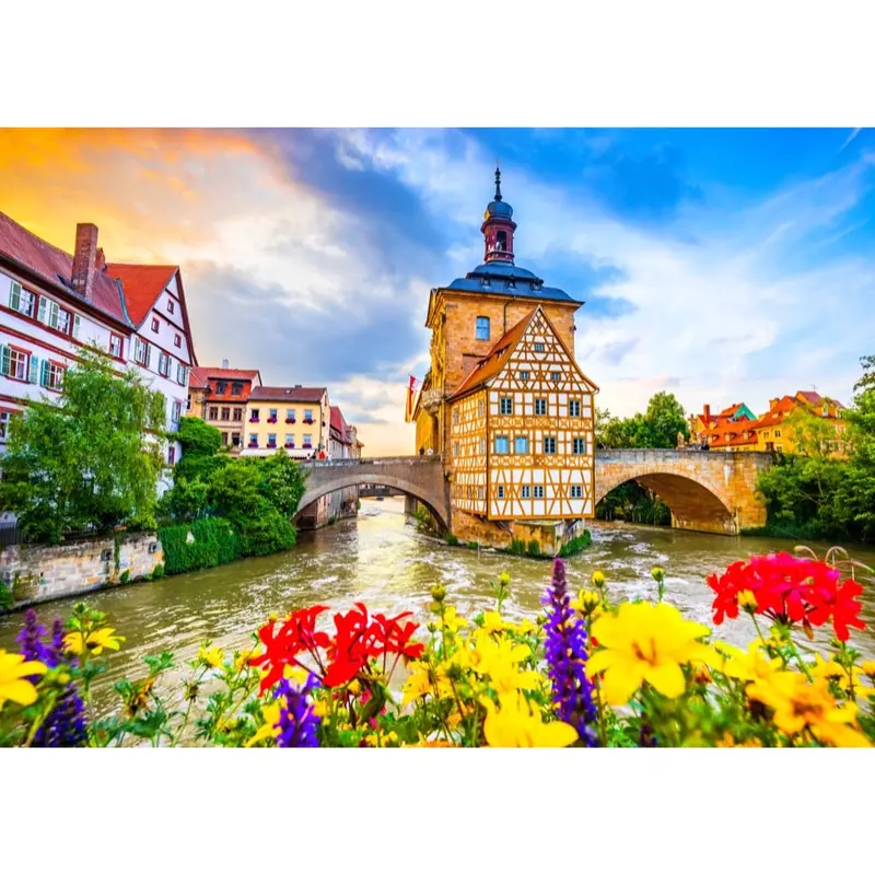 Enjoy 2095 Bamberg Old Town Germany 1000Pc Jigsaw Puzzle 2