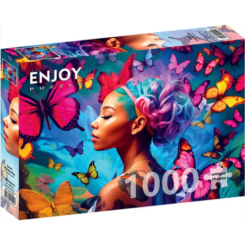 Enjoy 2129 Queen Of Butterflies 1000Pc Jigsaw Puzzle 1
