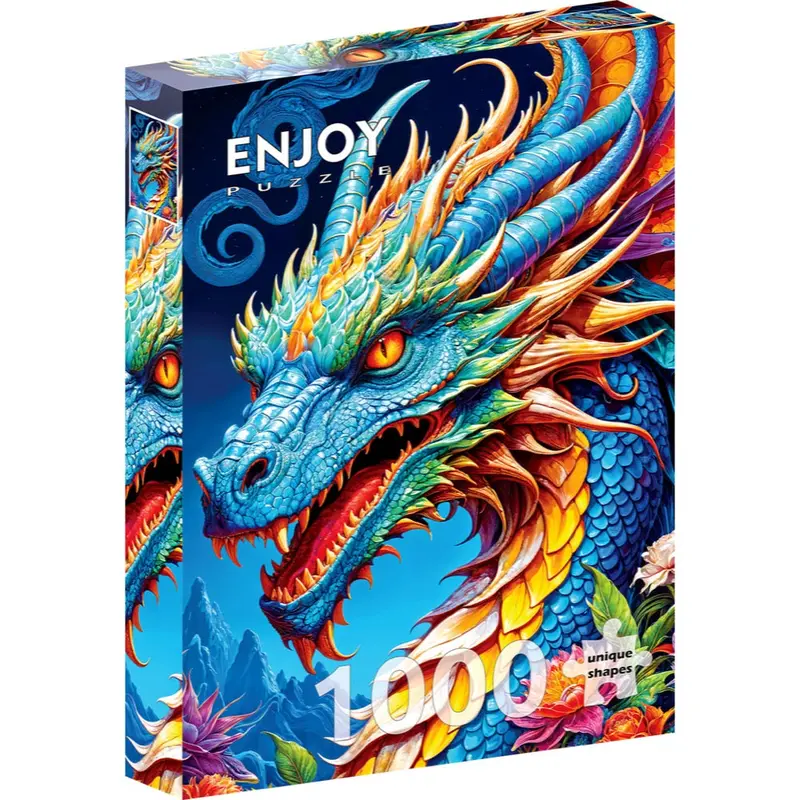 Enjoy 2143 Blue Dragon 1000Pc Jigsaw Puzzle 1