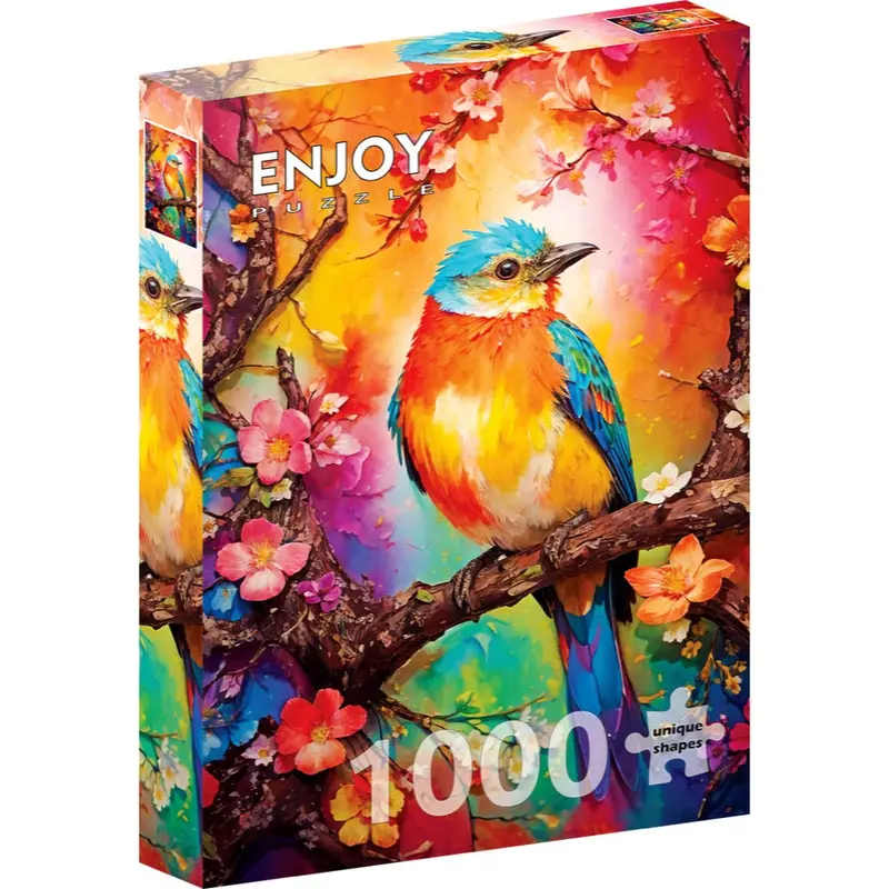 Enjoy 2147 Colorful Birdie 1000Pc Jigsaw Puzzle 1