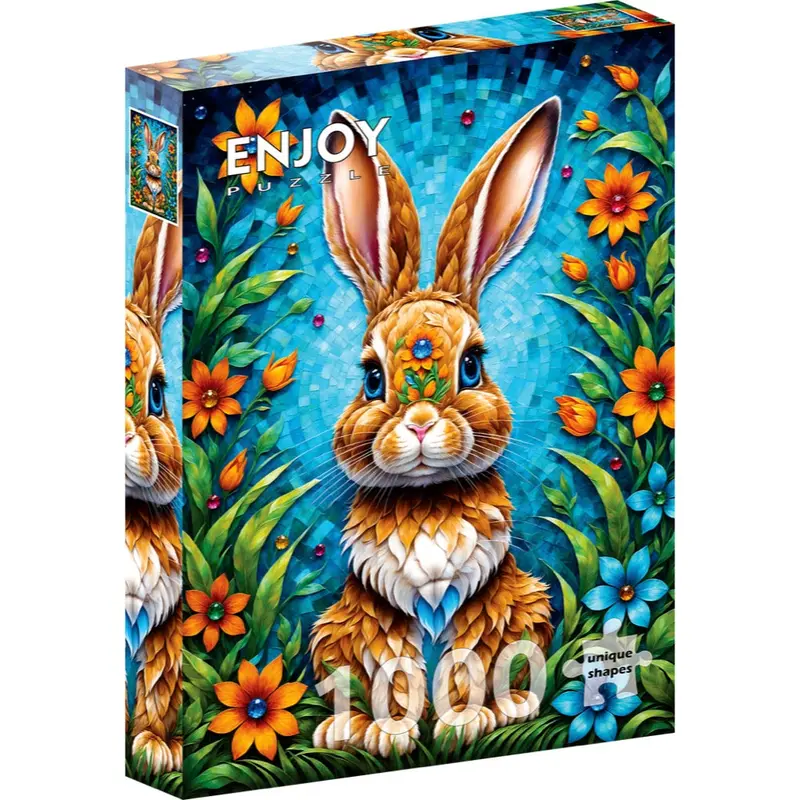 Enjoy 2149 Garden Bunny 1000Pc Jigsaw Puzzle 1