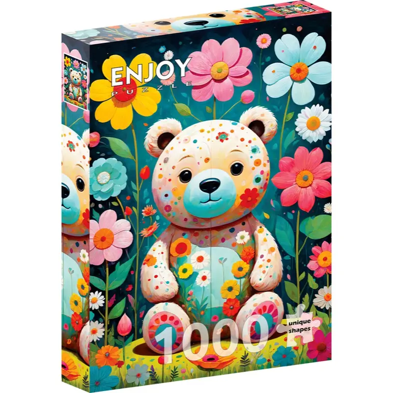 Enjoy 2150 Flower Teddy Bear 1000Pc Jigsaw Puzzle 1