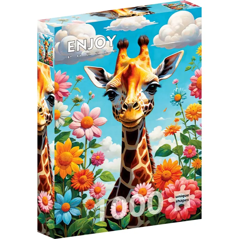 Enjoy 2151 Cute Giraffe 1000Pc Jigsaw Puzzle 1