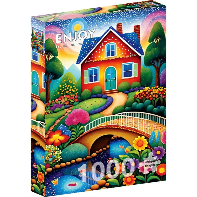 Enjoy 2153 House Of Colors 1000Pc Jigsaw Puzzle 1