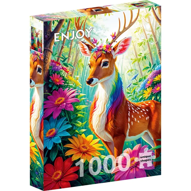 Enjoy 2155 Magical Deer 1000Pc Jigsaw Puzzle 1