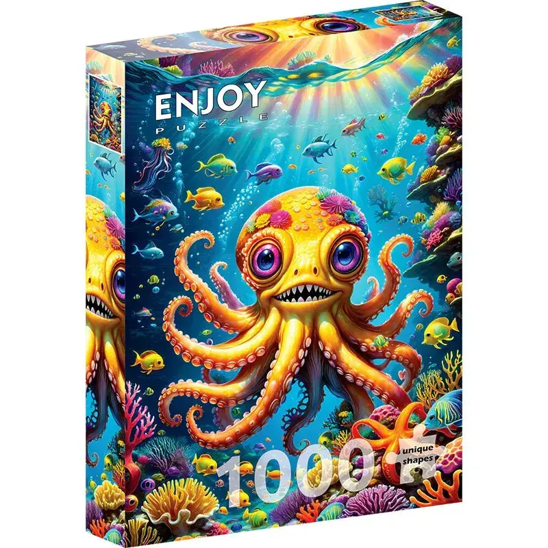 Enjoy 2158 Cute Octopus 1000Pc Jigsaw Puzzle 1