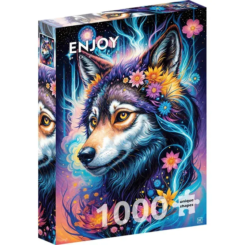 Enjoy 2164 Magical Wolf Portrait 1000Pc Jigsaw Puzzle 1