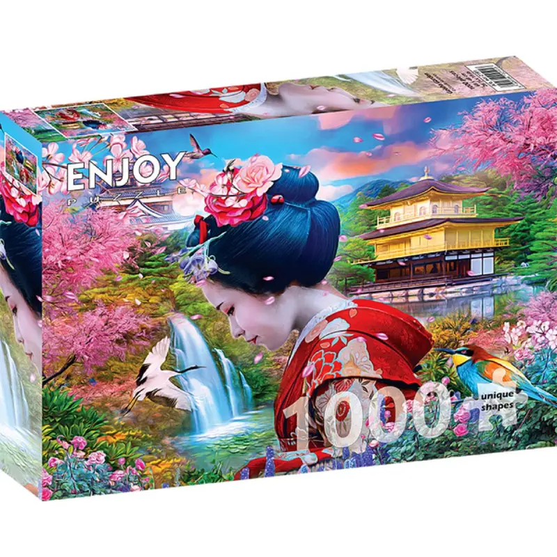 Enjoy 2191 Geisha Garden 1000Pc Jigsaw Puzzle 1