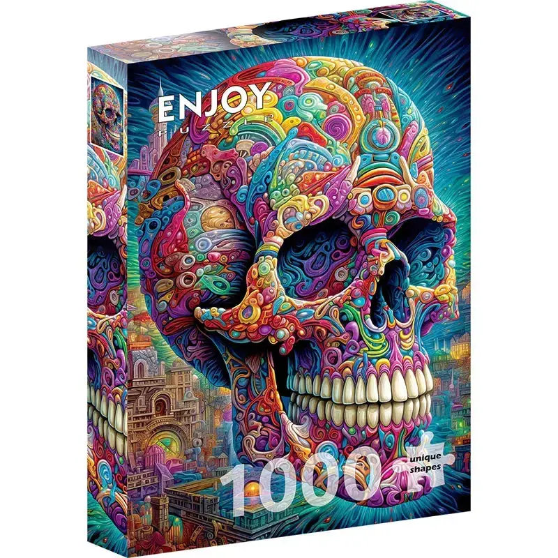 Enjoy 2210 Quirky Skull 1000Pc Jigsaw Puzzle 1