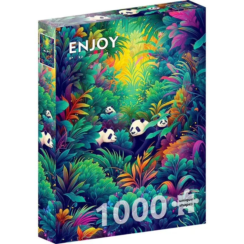 Enjoy 2220 Panda Haven 1000Pc Jigsaw Puzzle 1
