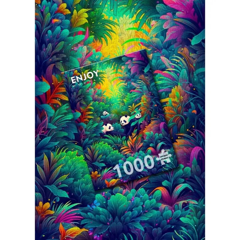 Enjoy 2220 Panda Haven 1000Pc Jigsaw Puzzle 2