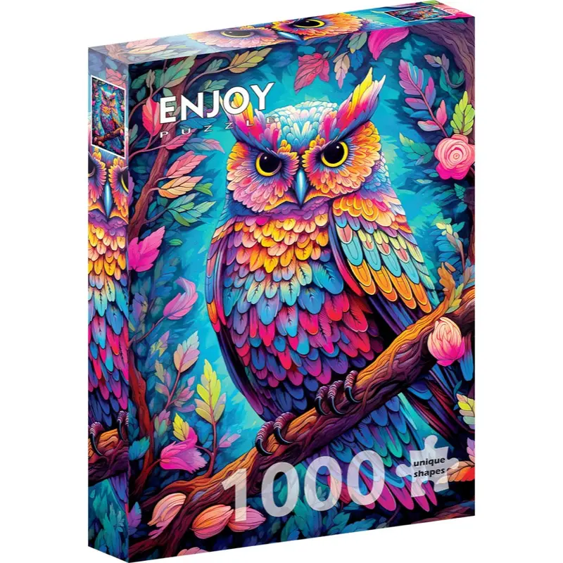 Enjoy 2224 Dazzling Owl 1000Pc Jigsaw Puzzle 1