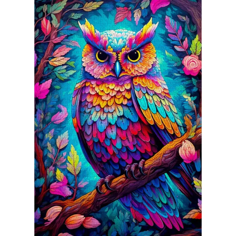 Enjoy 2224 Dazzling Owl 1000Pc Jigsaw Puzzle 2
