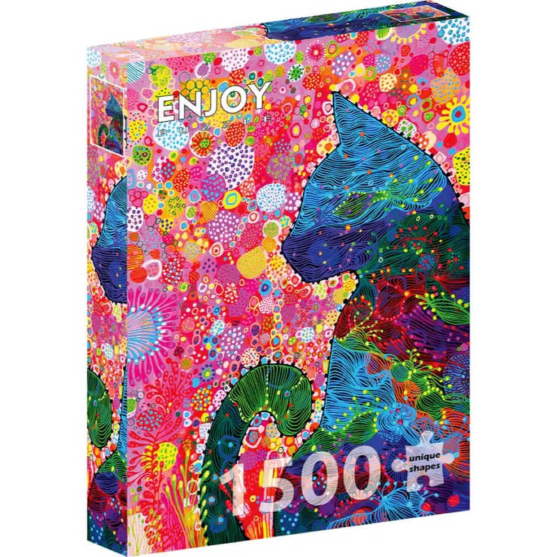 Enjoy 2237 Wandering Cat 1500Pc Jigsaw Puzzle 1