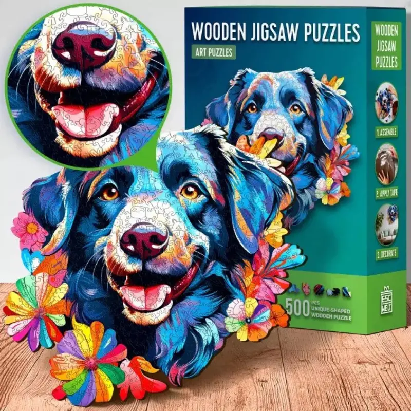 Escape Welt Dog 300Pc Wooden Jigsaw Puzzle 1
