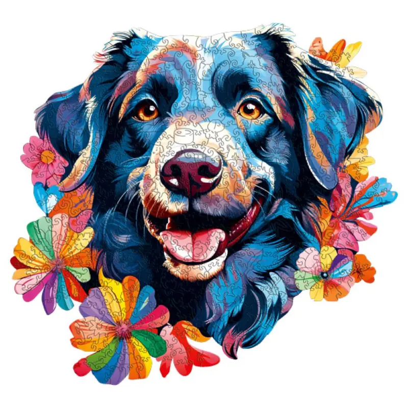 Escape Welt Dog 500Pc Wooden Jigsaw Puzzle 1