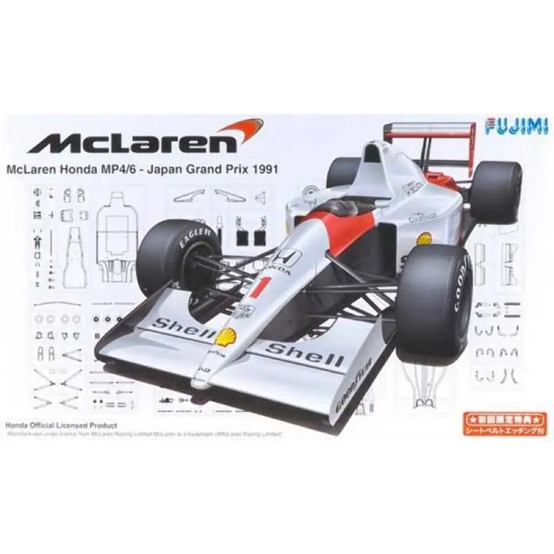 Fujimi 090443 1/20 Mclaren Honda Mp4/6 - Japan Grand Prix 1991 1