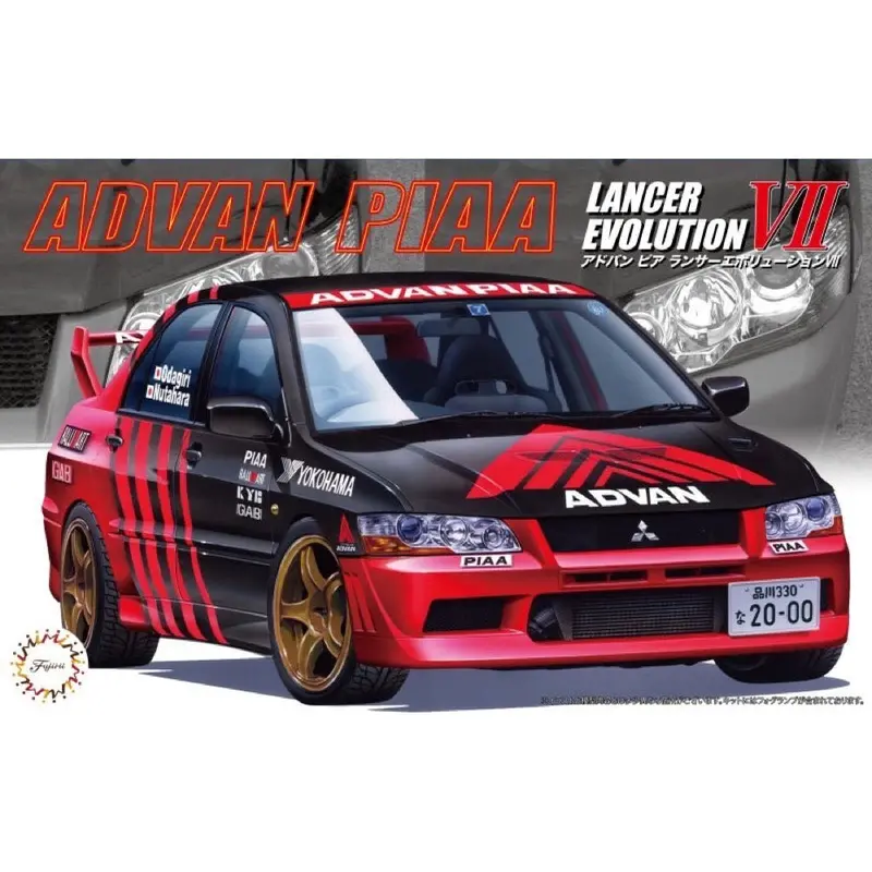 Fujimi 1/24 Advan-Piaa Mitsubishi Lancer Evolution Vii Id-307 1