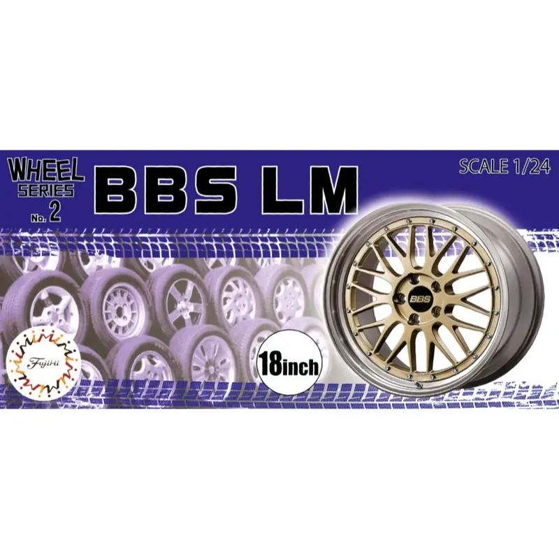 Fujimi 1/24 Bbs Lm 18Inch Wheel-02 Wheels For Plastic Models 1