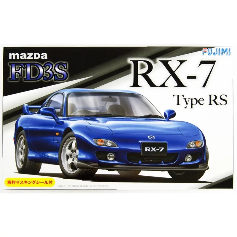 Fujimi 1/24 Fd3s Rx-7 Type Rs W/Window Frame Masking Seal (Id-36) Plastic Model Kit 1