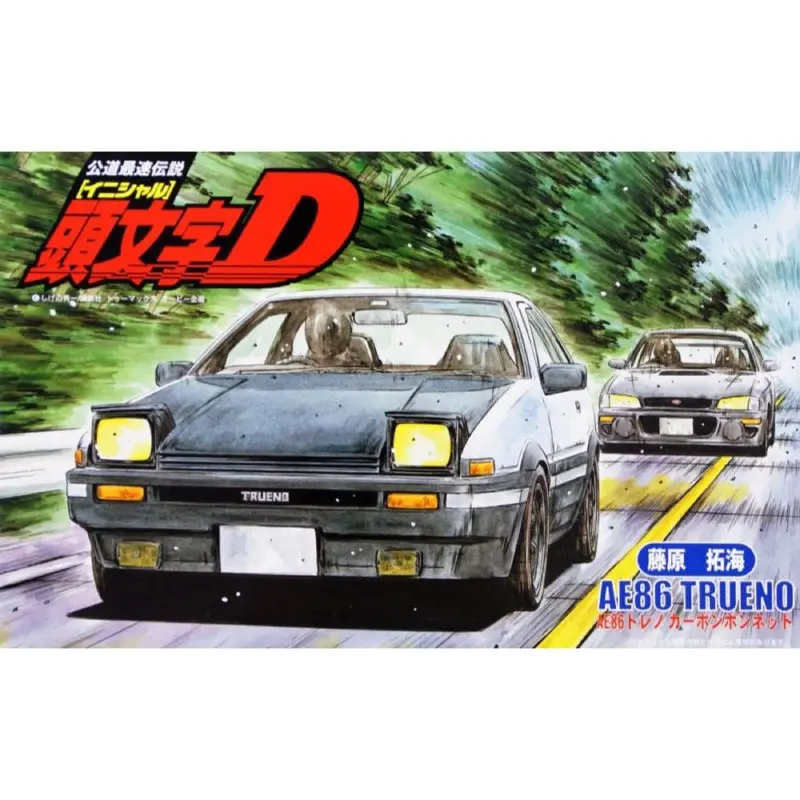 Fujimi 1/24 Toyota Ae86 Trueno '83 "Carbon Bonnet" (Isd-19) Plastic Model Kit 1