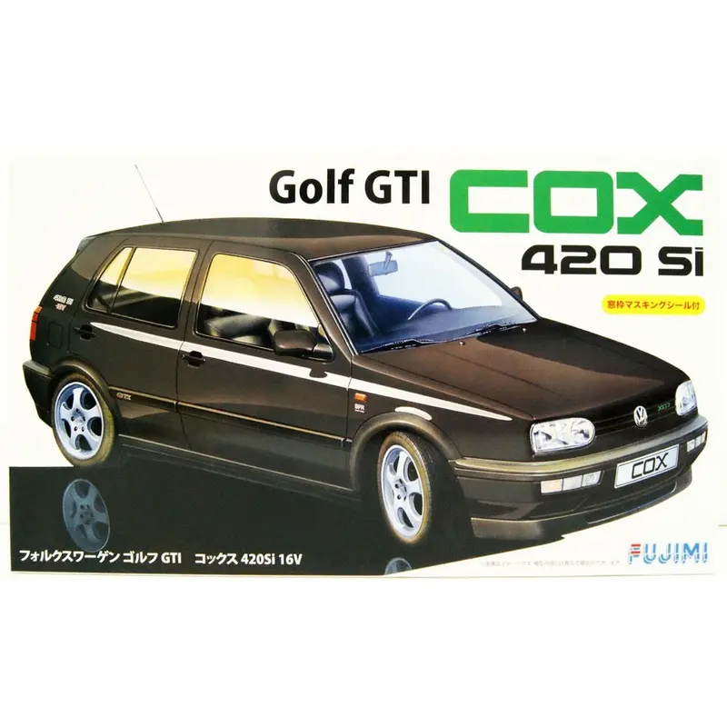 Fujimi 1/24 Vw Golf Cox 420Si 16V W/Window Frame Masking Rs-47 12676 1