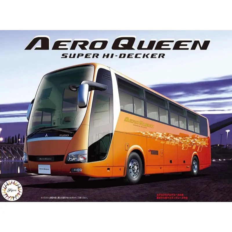 Fujimi 1/32 Mitsubishi Fuso Aero Queen Super Hi Decker Bus-4 01200 1