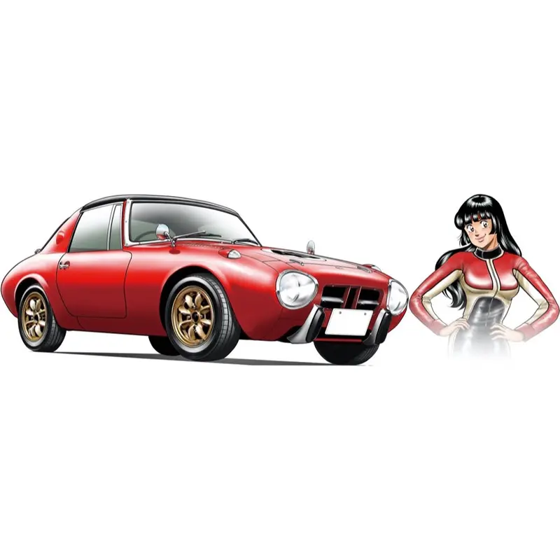 Fujimi 18594 1/24 Yoroshiku Mechadoc Toyota S800 Sukebo Komachi Specification 40Th Anniversary Package Version [Ym-401] Plastic Model Kit 1