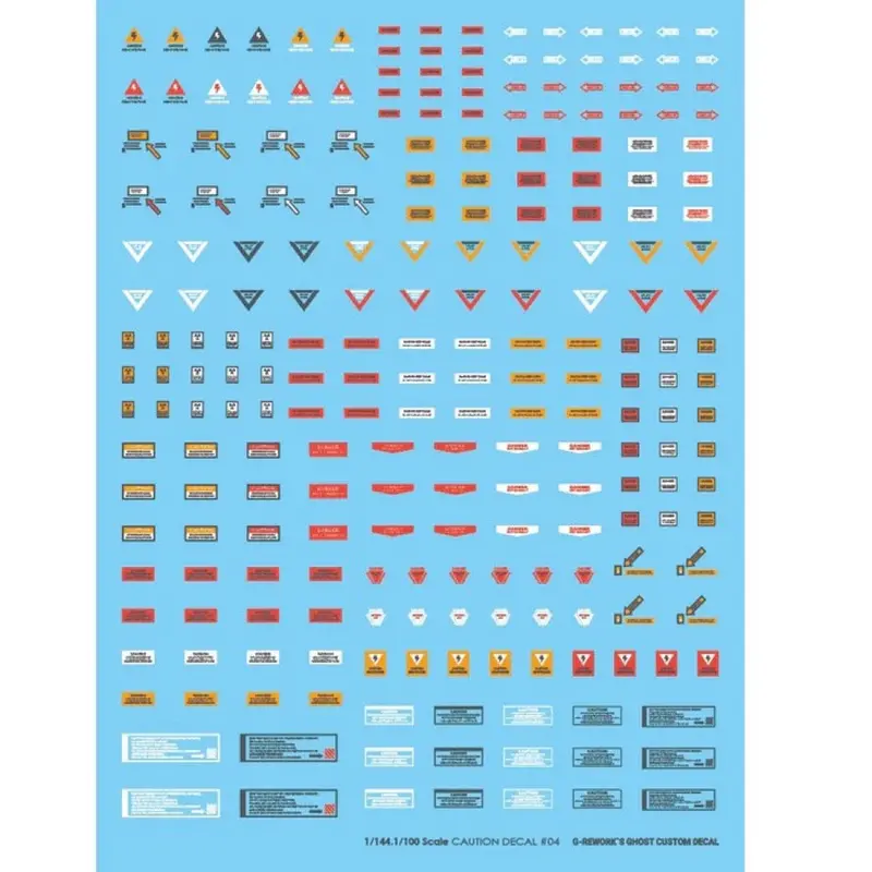 G-Rework Cau-04 Premium Decal For Caution No.04 1