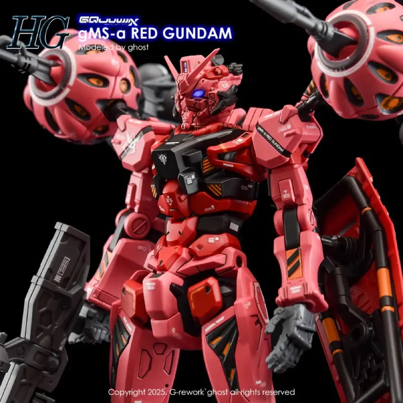 G-Rework Cd-H-Gq04 Premium Decal For Hg Gquuuuuux Red Gundam 1