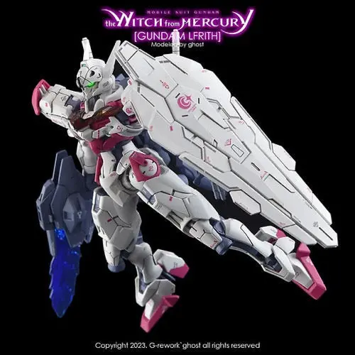 G-Rework Cd-H-Wm01 Premium Decal For Hg The Witch From Mercury Lfrith 1