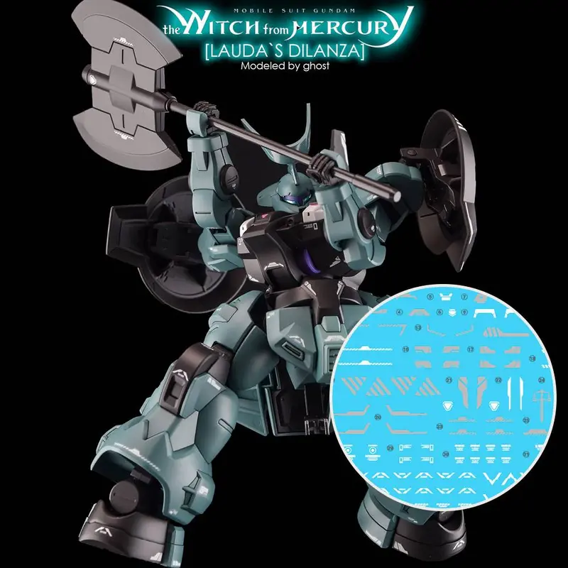 G-Rework Cd-H-Wm05 Premium Decal For Hg Witch From Mercury Dilanza Lauda`S 1