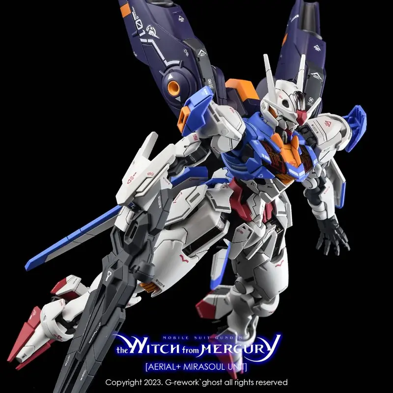 G-Rework Cd-H-Wm13 Premium Decal For Hg The Witch From Mercury Aerial+ Mirasoul Unit 1
