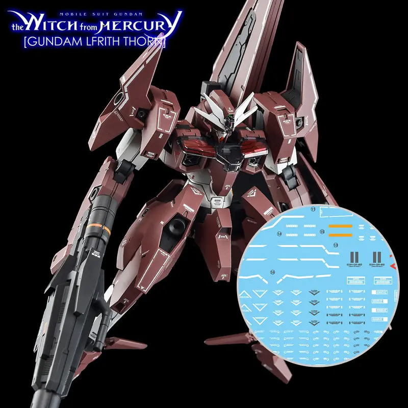 G-Rework Cd-H-Wm18 Premium Decal For Hg Witch From Mercury Lfrith Thorn 1