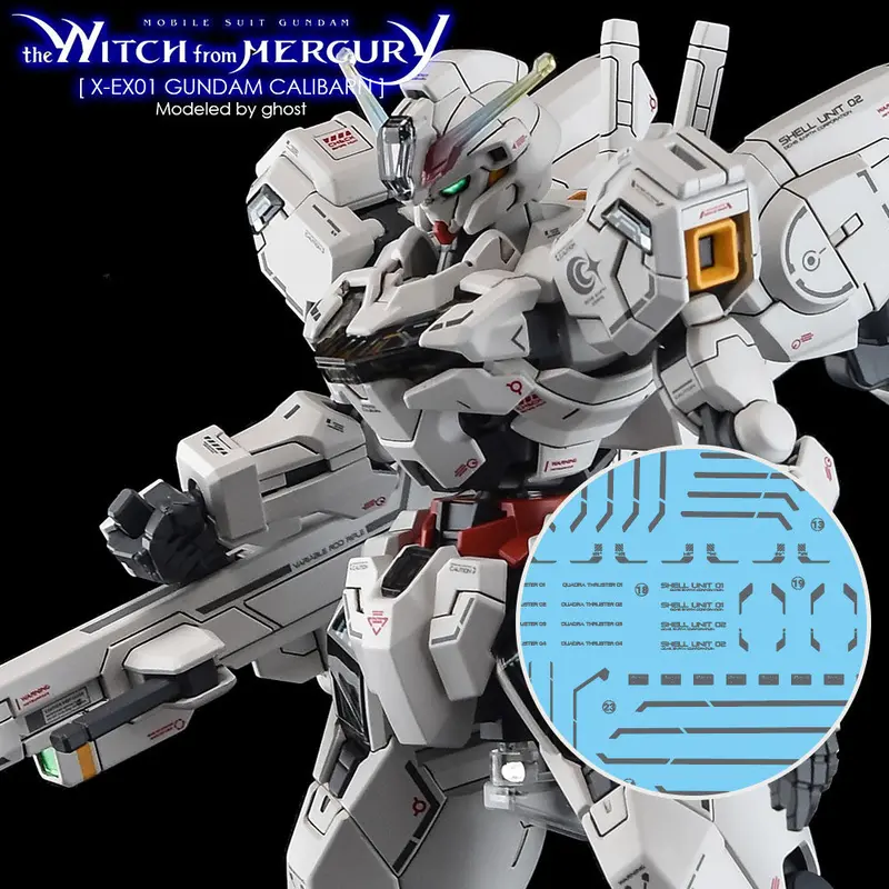 G-Rework Cd-H-Wm26 Premium Decal For Hg Witch From Mercury Calibarn 1
