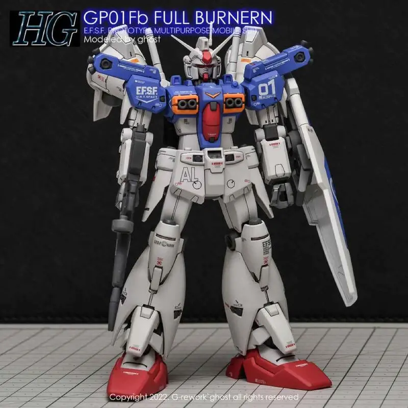 G-Rework Cd-H18 Premium Decal For Hg Gundam Gp01fb Full Burnern 1