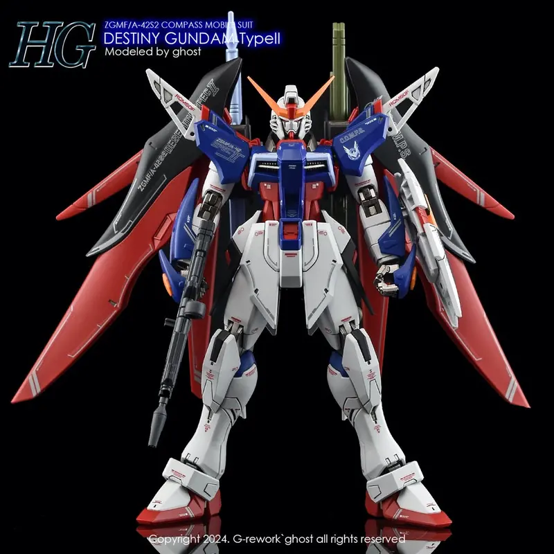 G-Rework Cd-H224 Premium Decal For Hg Destiny Spec 2 1