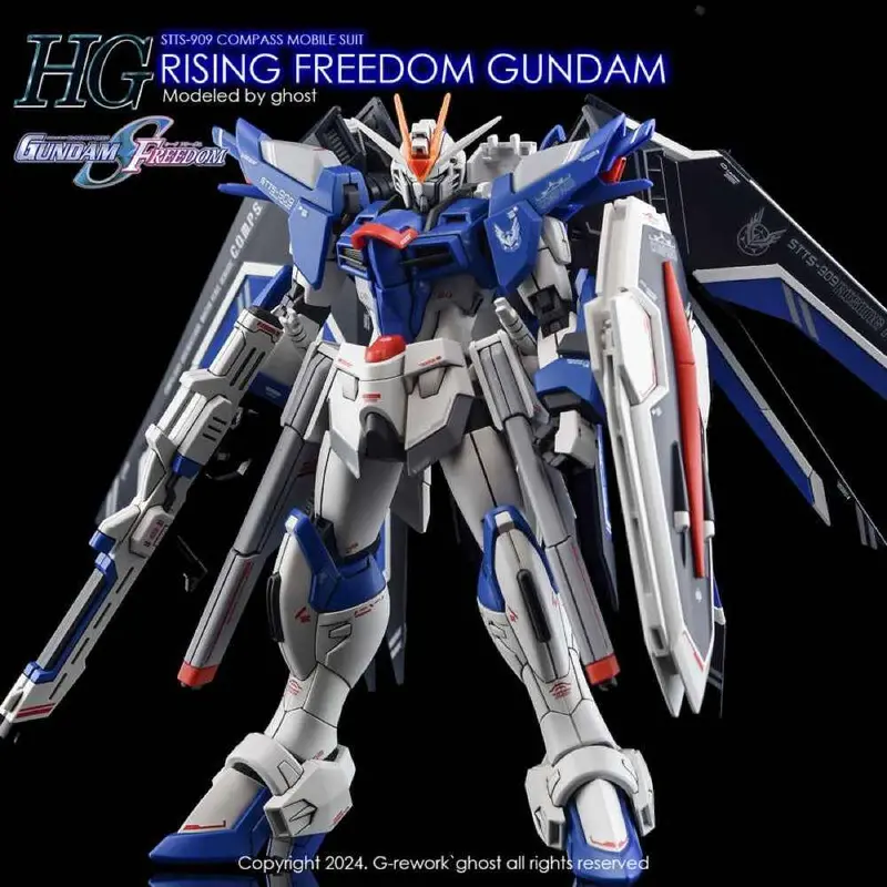 G-Rework Cd-H243 Premium Decal For Hg Rising Freedom Gundam 1