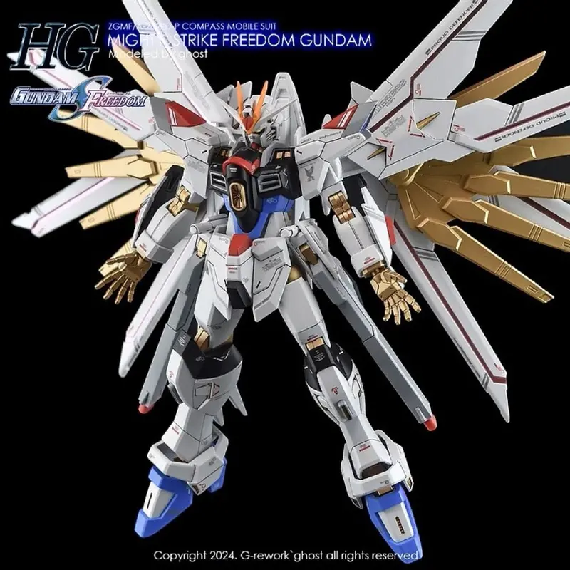 G-Rework Cd-H250 Premium Decal For Hg Mighty Strike Freedom Gundam 1